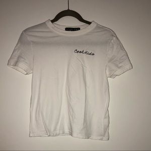 white Urban Outfitters tee